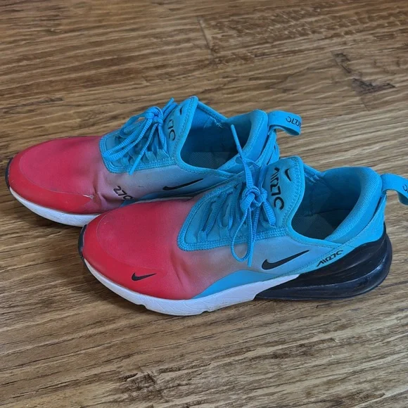 Nike Air Max 270 “Blue Fury”- Size 8.5 M - Picture 4 of 6